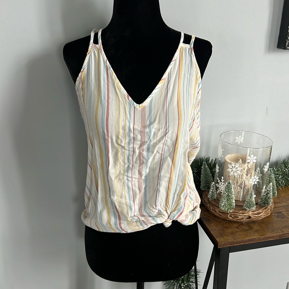 WOMENS MEDIUM STRIPED SO TANK